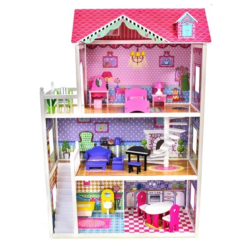 Drewniany domek dla lalek 124 cm   (2179 ) U